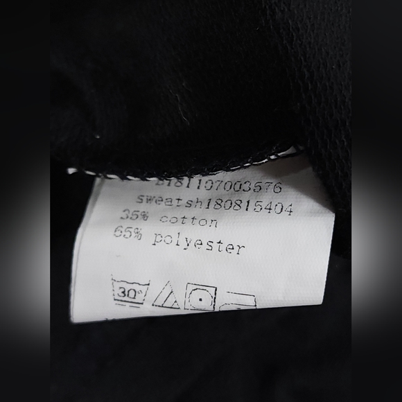 Shein "Friends Don't Lie" Women's Crop Hoodie Sweatshirt Size Small Black - Picture 9 of 10